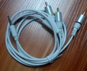 3.5mm to Audio and Video Cable for iPhone/iPod/iPad (GW-UI014)