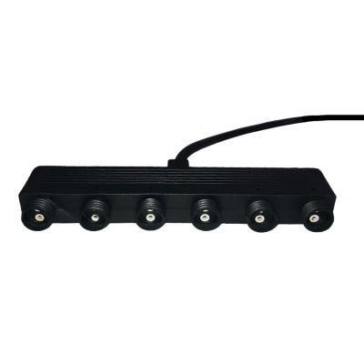 IP67 PVC 6 Ways Distributor Connector for Light