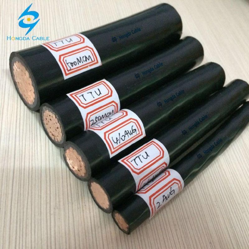 Ttu 600 Volt Kabel Thermoplastic Monopolar Copper Conductor Ttu Cable