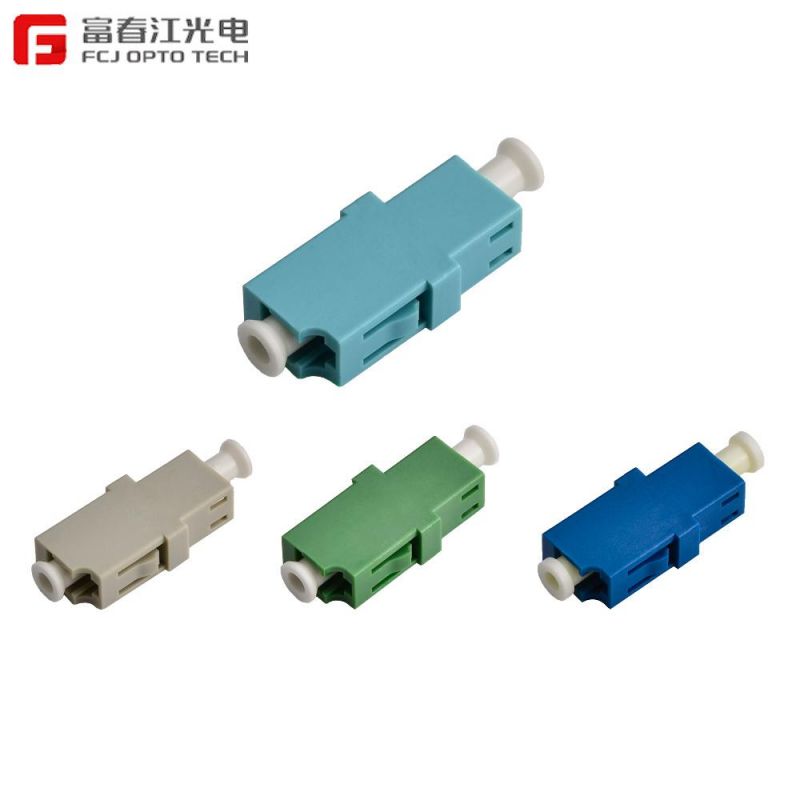 Manufacturer Optical Fiber Sc Male to LC Female Hybrid Adapter, Sc APC Simplex Fiber Flange Fiber Coupler, Fiber Optic Adapters