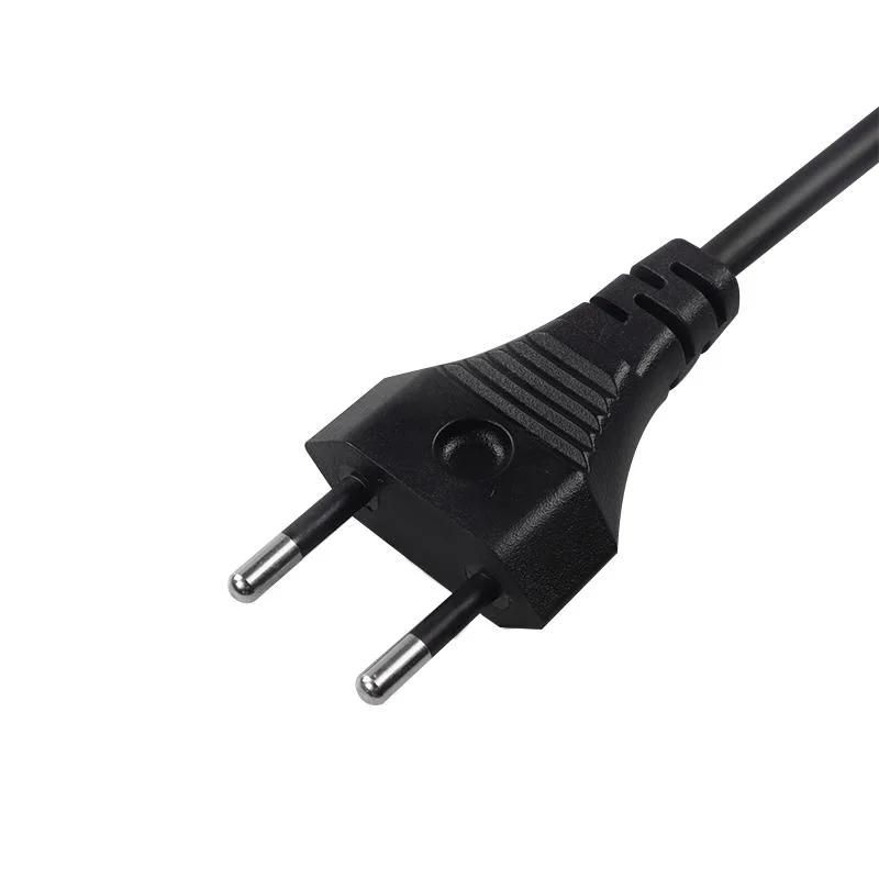 Cee7 Standard 2pin 2.5A 250V Power Cord Cee7/16 Plug with VDE Approval