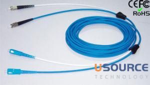 Duplex Sc/Upc-FC/Upc FTTH Single Mode Fiber Optic Armoured Cable
