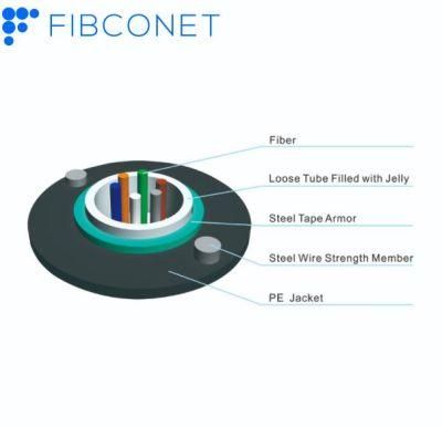 Tube 2-24 Core Sing Mode Duct Direct Buried Optic