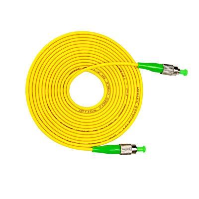 Singlemode Simplex Fiber Optic Patch Cable APC-FC/FC Sm 2.0mm 9/125um FTTH ODF Fiber Patch Cord Optical Fiber Jumper 3m 5m 10m 30m