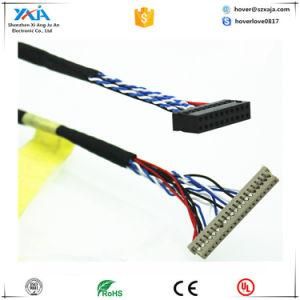 Xaja High Quality Custom 20pin 30pin 50pin LCD LED Lvds Cable Connector for LCD Monitor