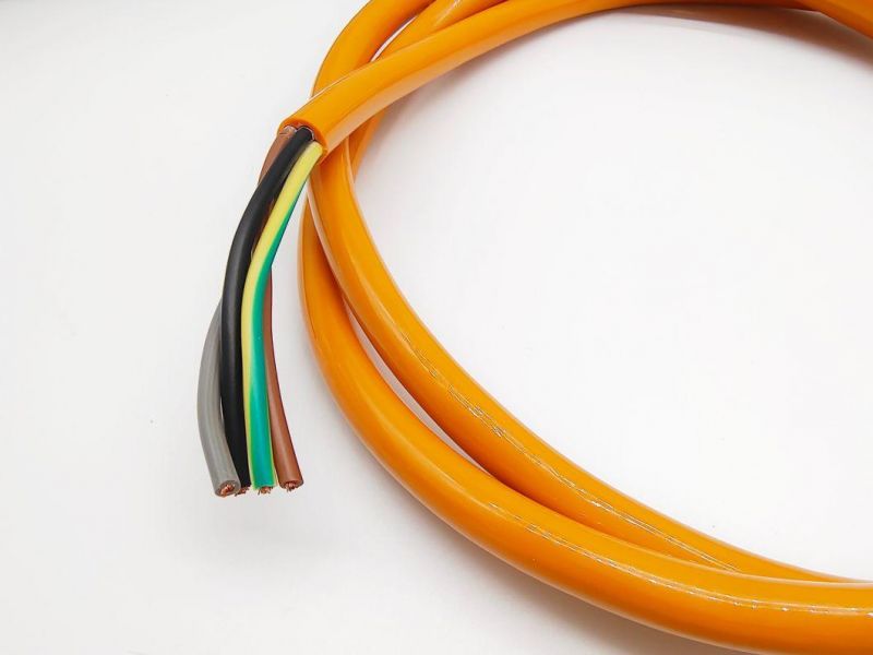 Flexible Electric Cable Jz-500-Orange Control Cable PVC 4G 1mm2 /1.5 mm2 / 2.5mm2