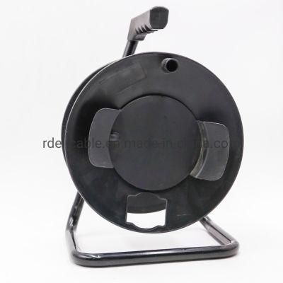 220V Power Cord Reel 15m 20m 30m 40m Handle Industrial Cable Reel 235mm