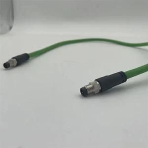 Ethernet-Technology Male M8 Straight 4-Pole