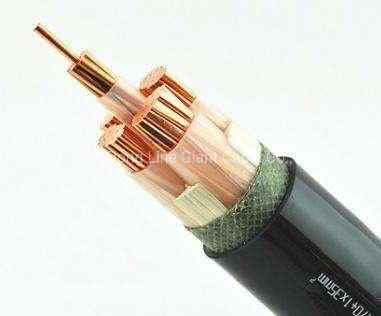 4 mm Cable Power Cable 3 Cores XLPE Insulated PVC Sheathed Armoured Electricals (YJV22) / Underground Cable Aluminum