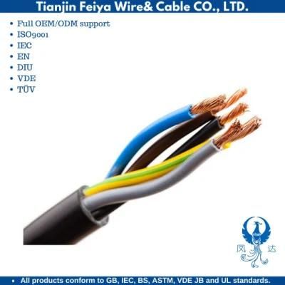 PVC H05vvf High Quality Fire Resistant BV Cable Wiring Harness Electric Wire Electric Cable Coaxial Cable