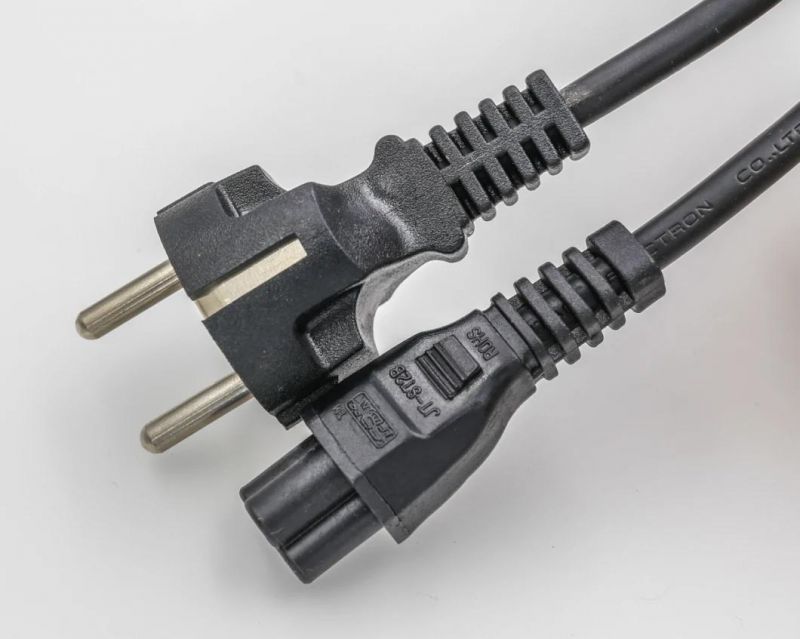 Italy Imq Certified Power Cord, Italy Two Heart Plug, Italy Two Round Pin Plug 250V 10A