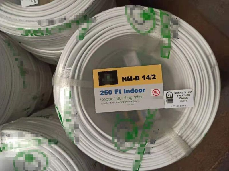 UL 719 Thhn/Thwn Electric Cable Nm-B Wire
