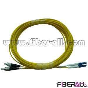 Single Mode LC/PC to FC/PC Fiber Optic Patch Cord Duplex