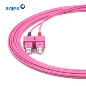 100% 3D Test Cross Connected 8 12 24 Core Fiber Jumper Optic Patch Cord