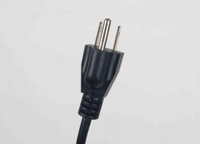 3 Pin Us Canada Power 5-15p Plug Cable with IEC C13 Connector Computer Power Cable
