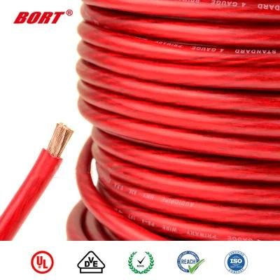 Silicone Insulated Cable Wire Electrical PVC Single Copper Conductor Power Cable Lead Wire