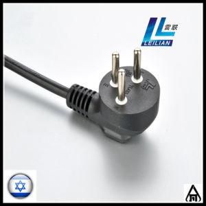 3-Pin Israel Power Electrical Plug Cord 16A with Sii Approval