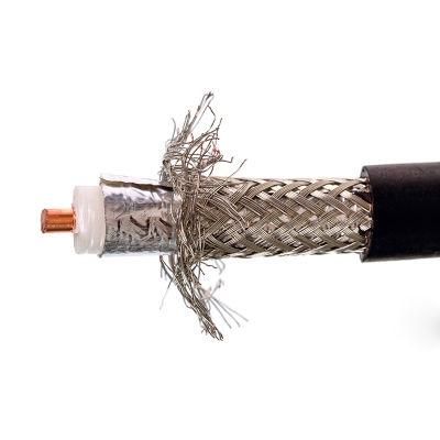 Braid Plenum Video Security Coaxial Cable RG 6 Type 95%