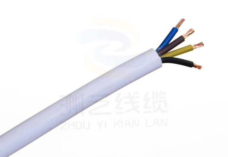 Low Voltage Flexible Copper Conductor PVC Insualtion PVC Sheath Electric Cable