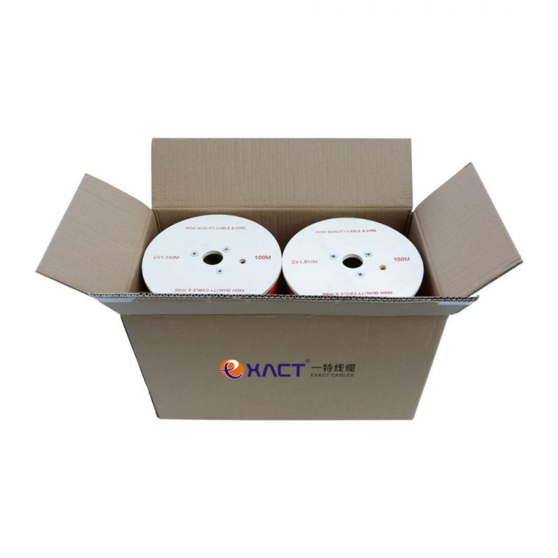 2*2.5mm2 UL Approved Screened Unscreened 2X1.5mm2 Tinned Copper/Copper Stranded Solid Fire Resistant Silicon Rubber Low Smoke LSZH Fire Alarm Cable