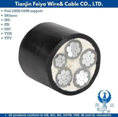 Nyy 11kv Medium High Voltage Single Core 3 Core Copper Aluminum Conductor XLPE Insulated Armoured LSZH Electrical Power Cable