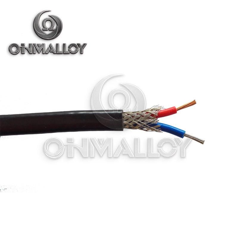 0.51mm Type K High Temperature Thermocouple Wire Fiberglass/Stainless Steel Braid