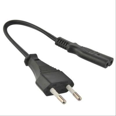 PVC Insulated 2.5A 2 Pin European AC Power Cord