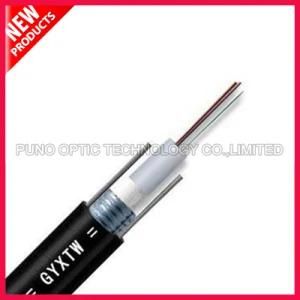 Outdoor GYXTW Central Tube Steel Wires Armored Fiber Optic Cable