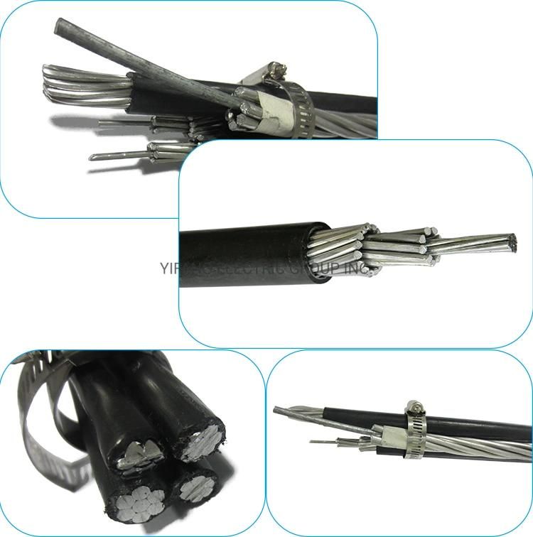 Torsade Cable 4X16mm2 Aluminum Overhead Cable ABC Conductor Preassemble Cable