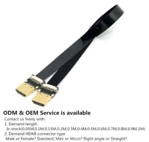 Xaja 0.5mm Pitch 20pin HDMI HDTV Fpv Multicopter Aerial Photography Cyfpv 20cm Length FPC HDMI Ribbon Flat Cable