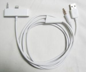 Dock 3.5mm USB Lightning Extender Cable for Apple