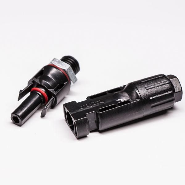 Mc4 Male Female PV Cable Solar Panel Connectors