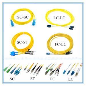 Indoor Tight Buffer Double Cores Optical Fiber Patch Cord (GJFJBV)