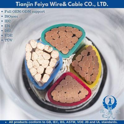 House Wire H05vvf PVC Copper Cable Underground Steel Armored PVC Insulated Cable XLPE Insulated Power Cable