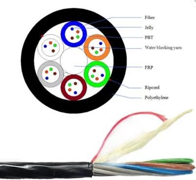 Dry Core Single Mode Air Blown Fiber Optic Cable Gcyfy Network Cable
