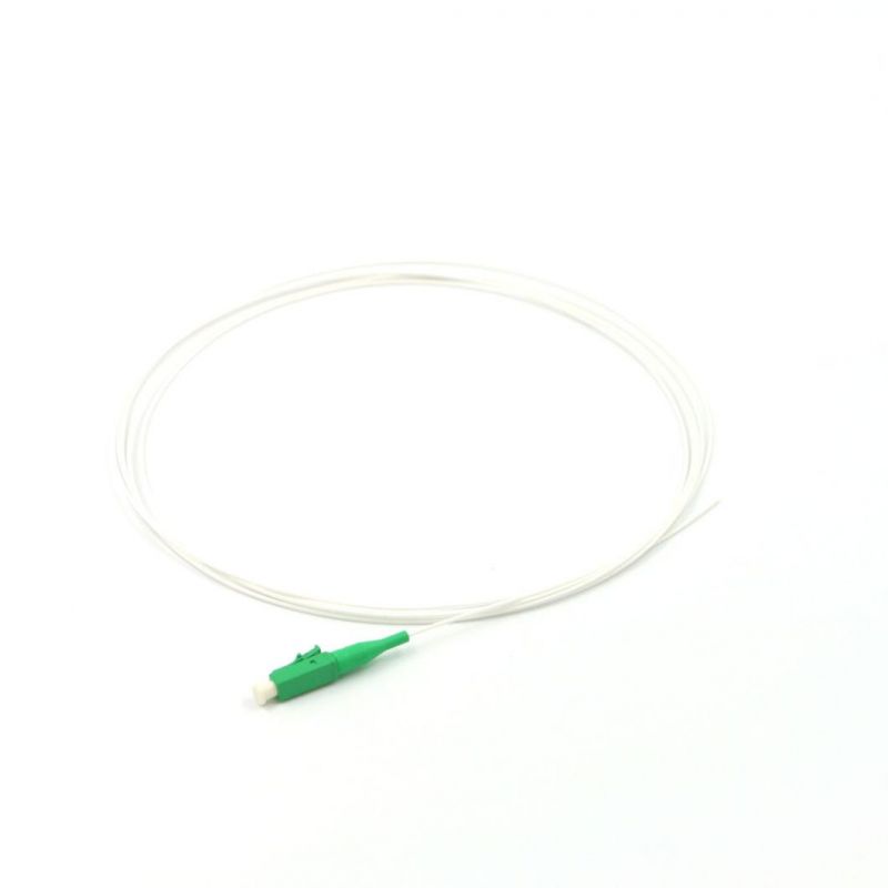 LC/APC Fiber Optics Pigtails with Green Jacket