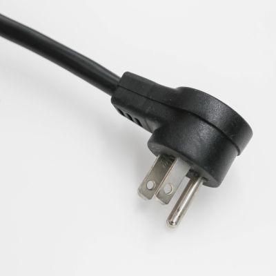 Angle Left 5-15p NEMA Power Cords W/ Male Plug to Roj or Blunt Cut Ends