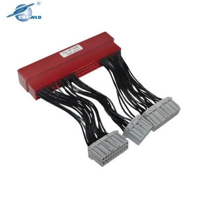 China Factory Auto ECU Jummper OBD Automotive Electrical Wire Harness OBD2a-OBD1 Harness