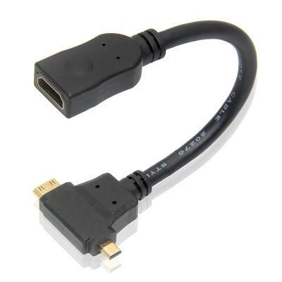 HDMI F-Minihdmi+HDMI D Cable