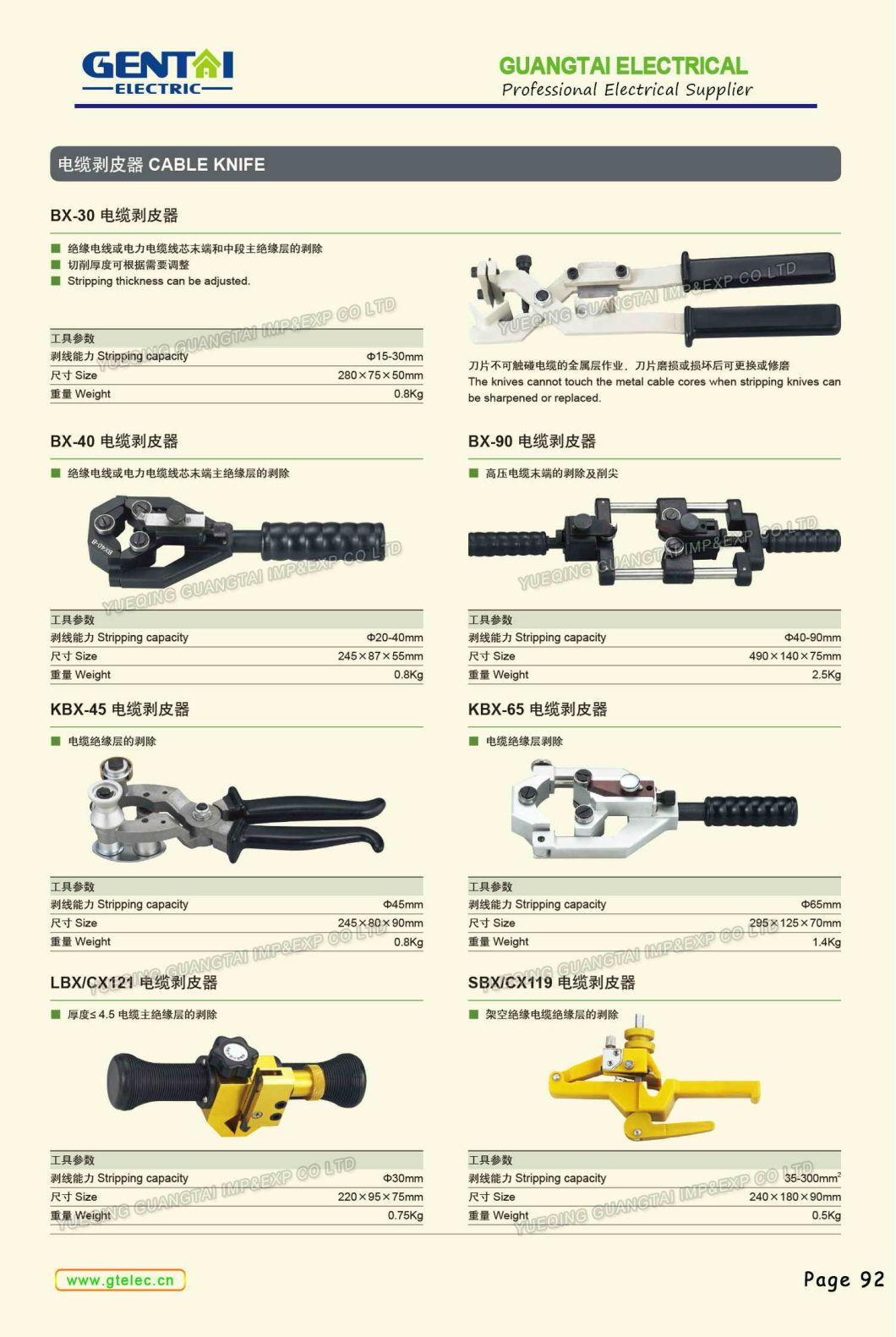 High Efficient Pg-5 Tool Electric Wire Pliers Cable Stripper