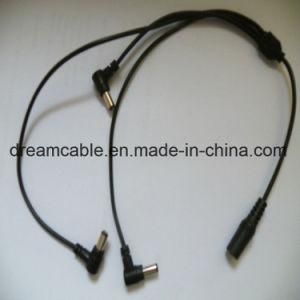 Offer Black 1m Customized 1 to 3 Triple DC Power Cable