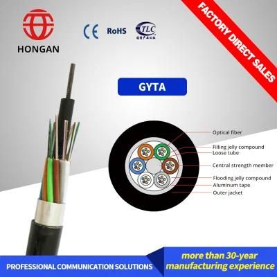 GYTA/GYTS Single Mode G652D Fiber Optic Cable Price Per Meter