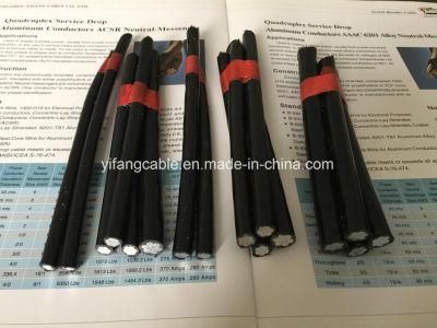 NFC Standard XLPE Insulated Aluminum Aerial Bundled Cable Malaysia Single Core Cables