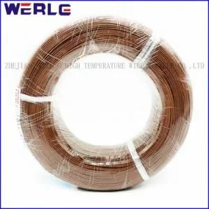 UL 1592 300V AWG 20 Brown Tinned Teflon Insulated Tinned Copper Stranded Wire
