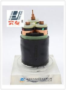 XLPE Insulated PVC /PE Sheathed Flame Retardant R Steel Tape Armoring 3*120mm2 Mv Power Cable