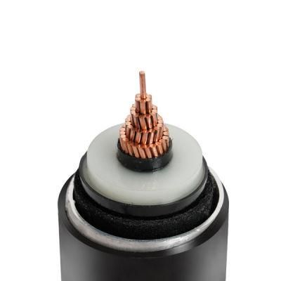 76/132kv Cu/XLPE/CAS/HDPE (PVC) Single-Core Copper/Aluminum XLPE High Voltage Cable with Aluminium Corrugated Sheath