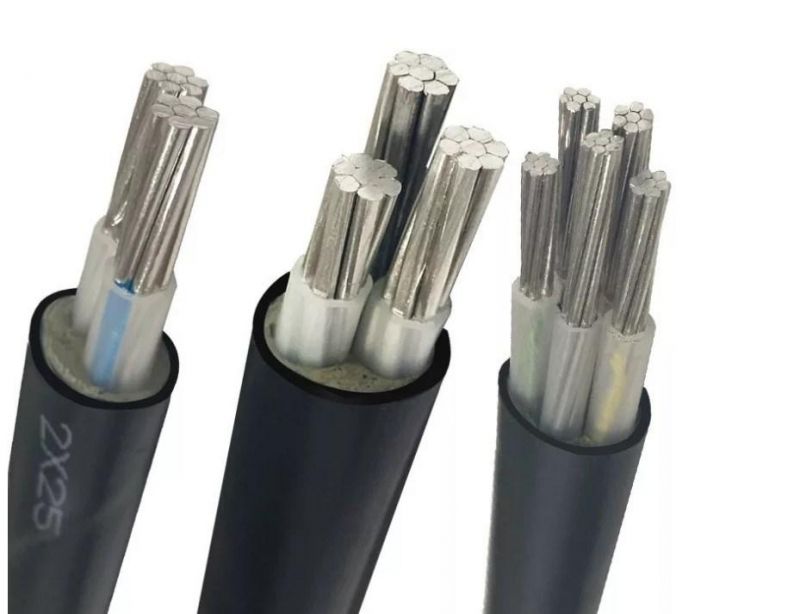 3*50mm2 1-5 Cores Aluminum Yjlv Armoured Cable Wire