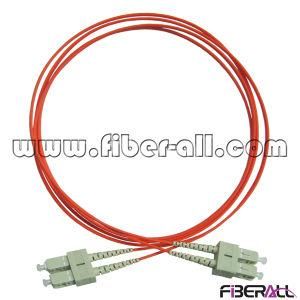 Multimode Optical Fiber Patch Cord Sc to Sc Red Color