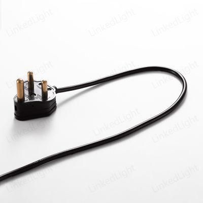 South African 3 Pole Electrical Power Plug with Wire Cable Cord