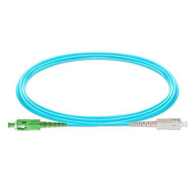 Sc/APC~Sc/Upc Optical Fiber Cable Patch Cord Multi-Mode Simplex Pigtail Customization
